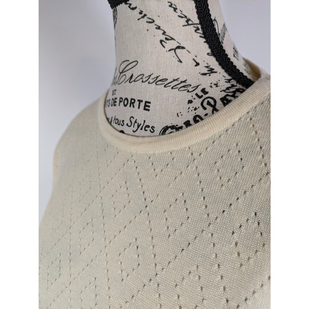 New Callaway Golf Womens M Sweater Italian Merino Wool Argyle Nordstrom Pullover - Picture 5 of 12